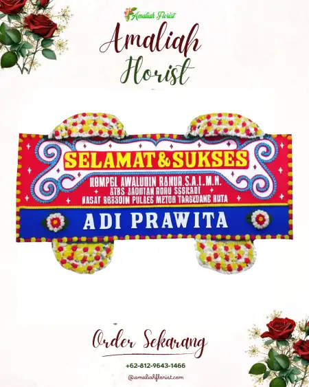 Papan Bunga Ucapan Selamat Kepuhsari